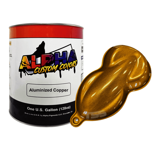 Aluminized Copper Paint Basecoat Midcoat - The Spray Source - Alpha Pigments