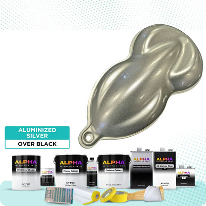 Aluminized Silver Vehicle Paint Kit