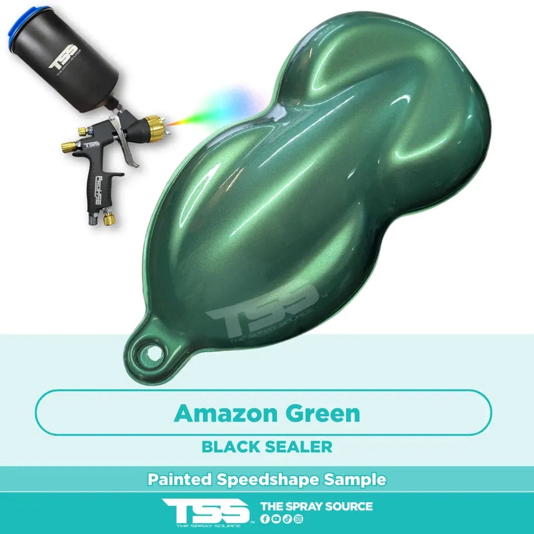 Amazon Green Painted Sample (Black Ground Coat)