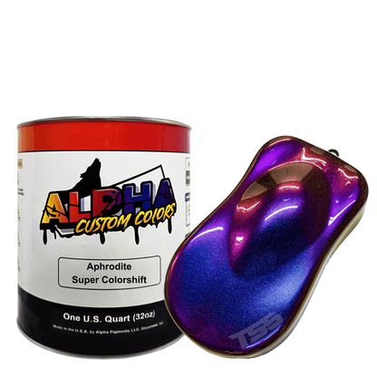 Aphrodite Super Colorshift Paint Basecoat Midcoat - The Spray Source - Alpha Pigments