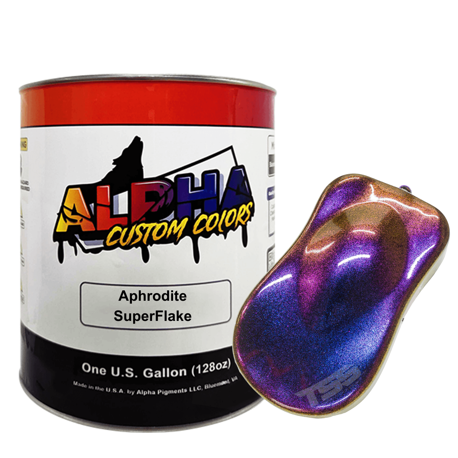 Aphrodite SuperFlake Paint Basecoat Midcoat - The Spray Source - Alpha Pigments