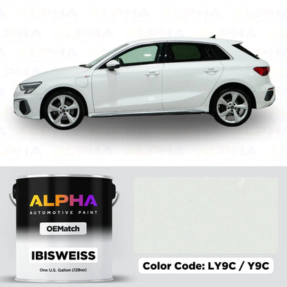 Audi / VW Ibis White LY9C | OEMatch Basecoat