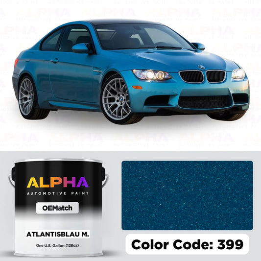 BMW Atlantis Blue 399 | OEMatch Basecoat