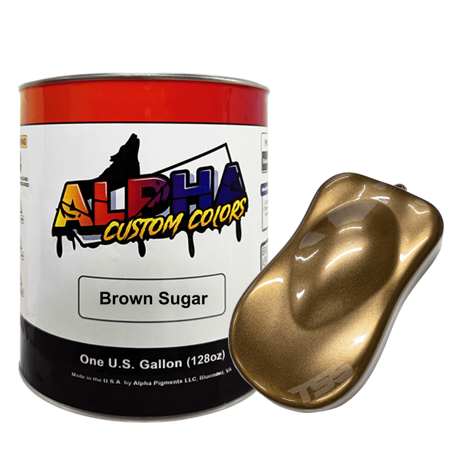 Brown Sugar Paint Basecoat Midcoat - The Spray Source - Alpha Pigments