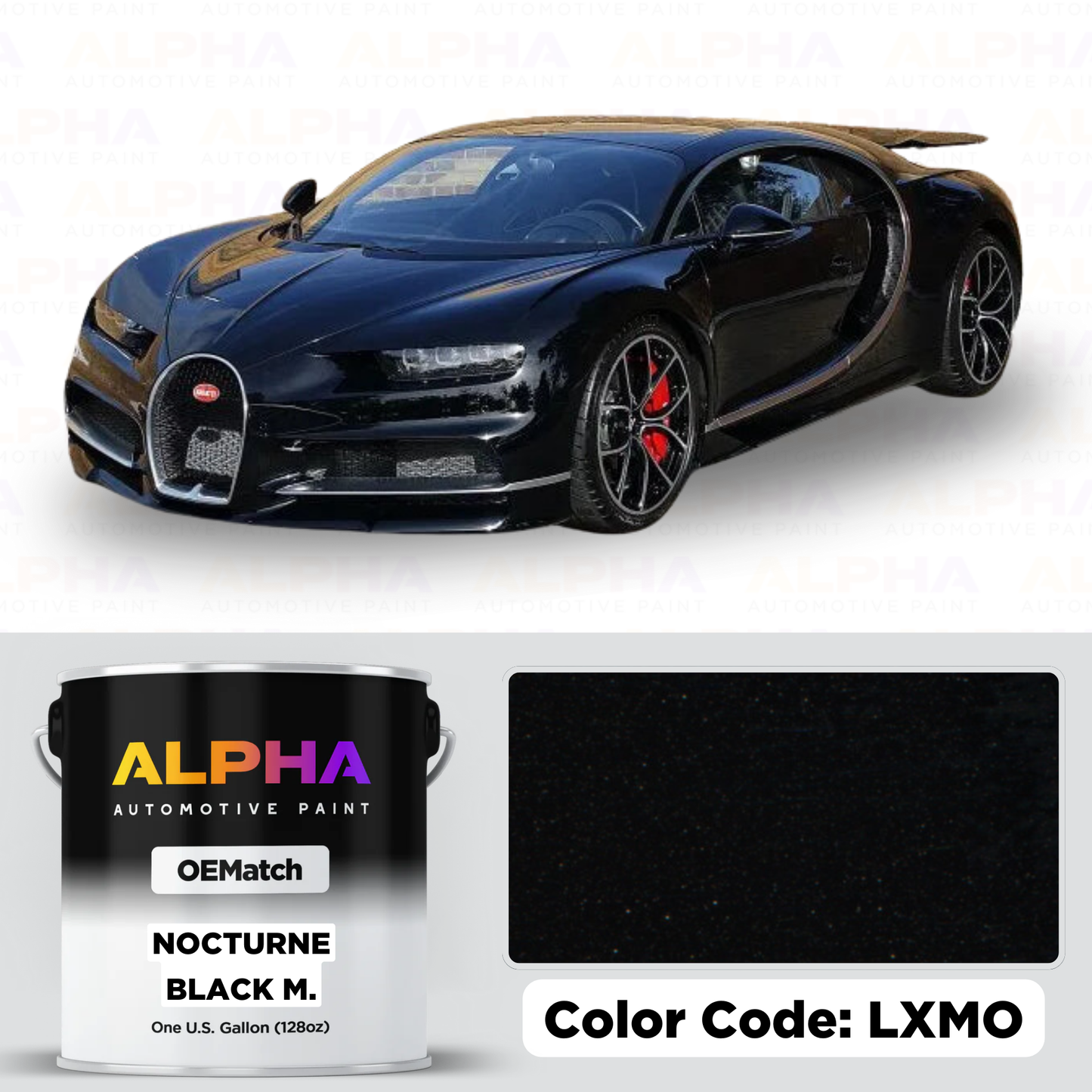 Bugatti Nocturne Black LXMO | OEMatch Basecoat