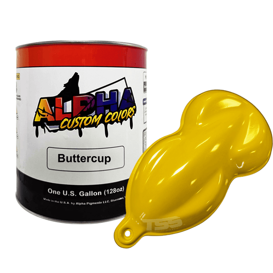 Buttercup Paint Basecoat - The Spray Source - Alpha Pigments