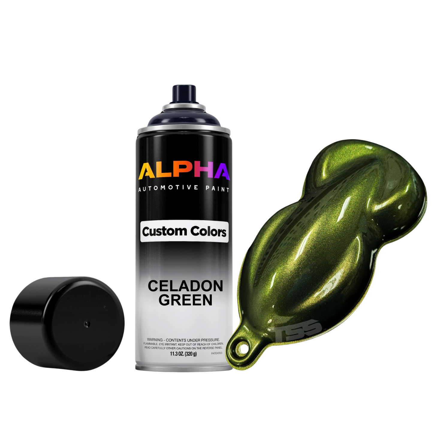 Celadon Green Spray Can