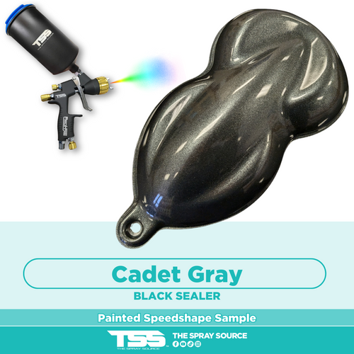 Cadet Gray Painted Sample (Black Ground Coat)