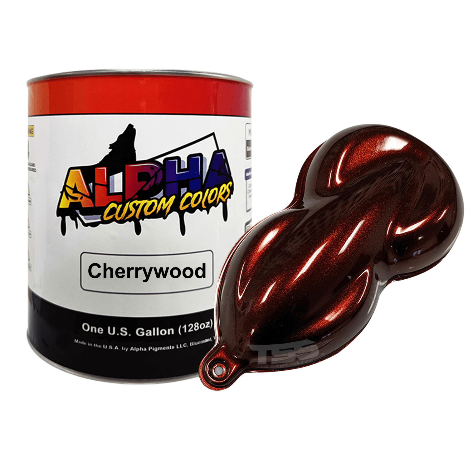 Cherrywood Paint Basecoat - The Spray Source - Alpha Pigments