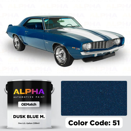 Chevrolet Dusk Blue 51 | OEMatch Basecoat