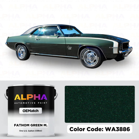 Chevrolet Fathom Green WA3886 | OEMatch Basecoat