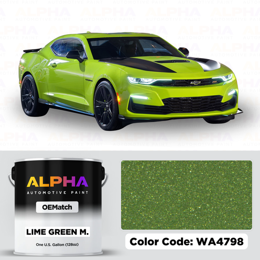 Chevrolet Lime Green WA4798 | OEMatch Basecoat