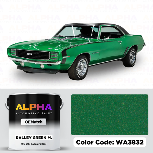 Chevrolet Ralley Green WA3832 | OEMatch Basecoat