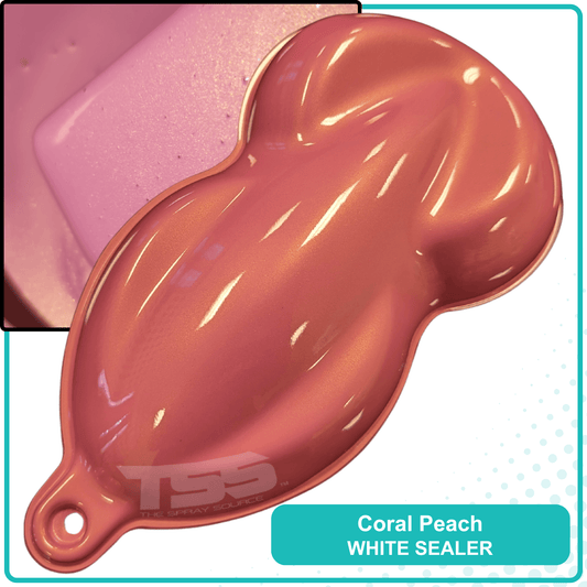 Coral Peach Paint Basecoat - The Spray Source - Alpha Pigments