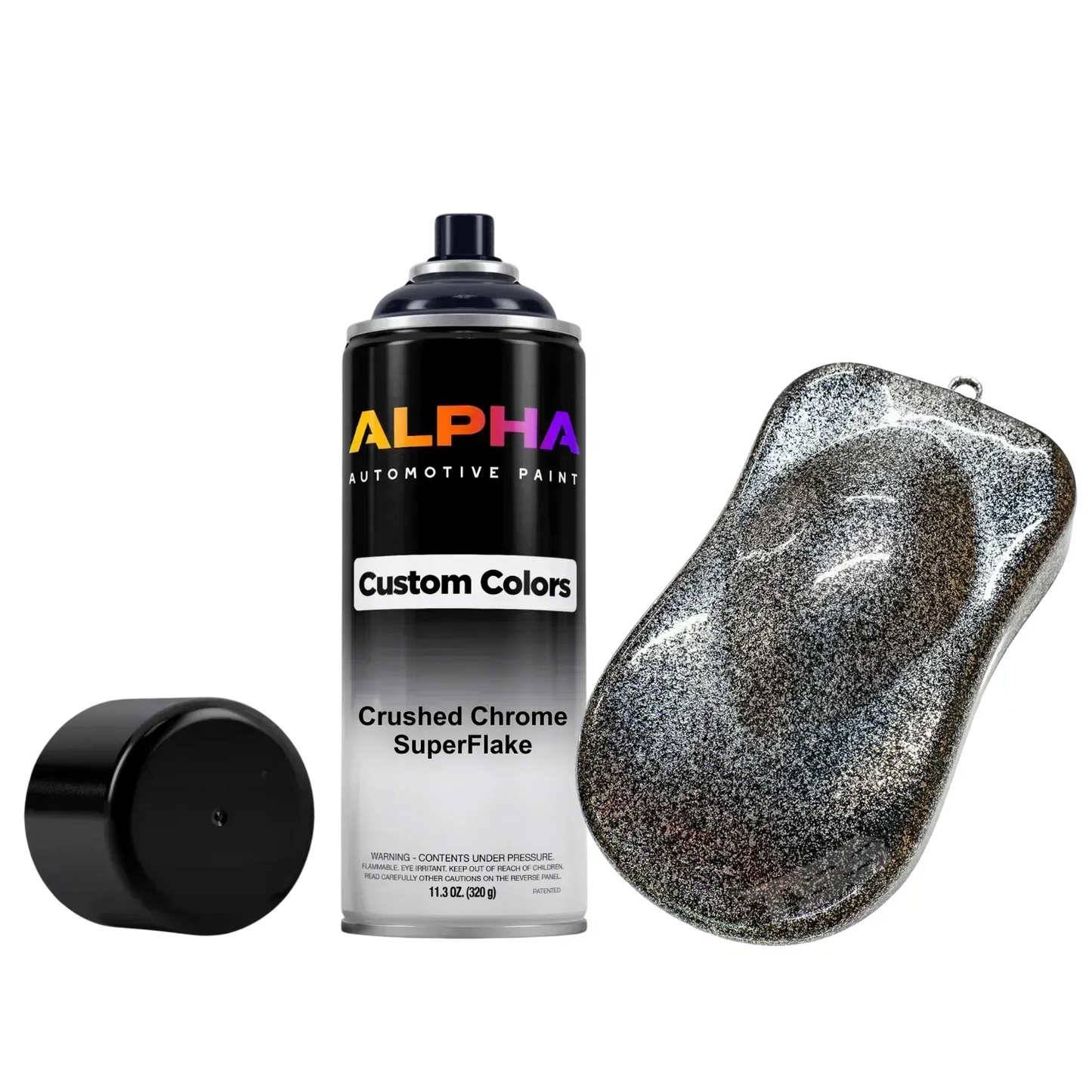 Crushed Chrome SuperFlake Motorcycle Paint Kit