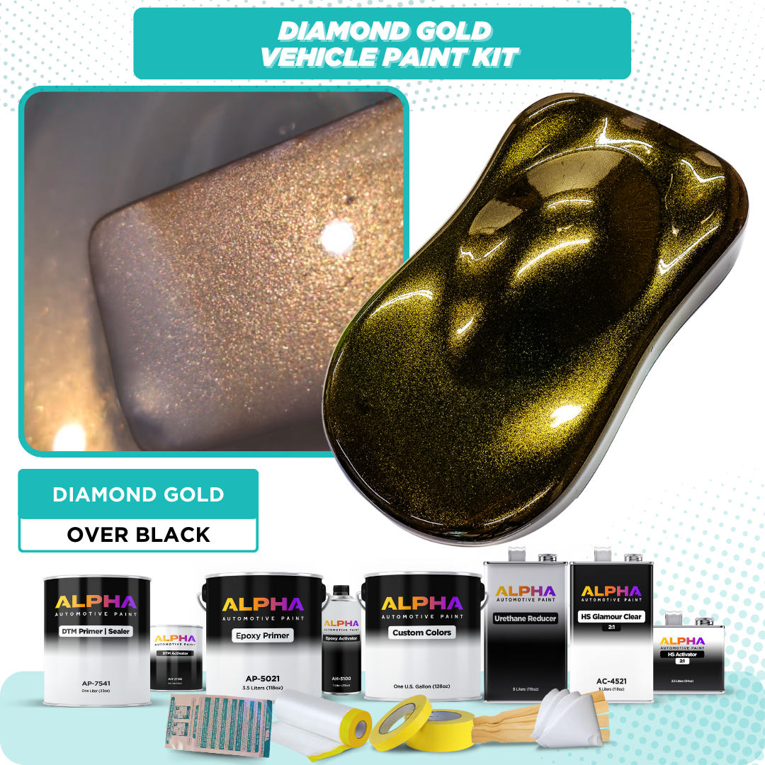 Diamond Gold Vehicle Paint Kit