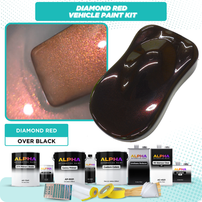 Diamond Red Vehicle Paint Kit