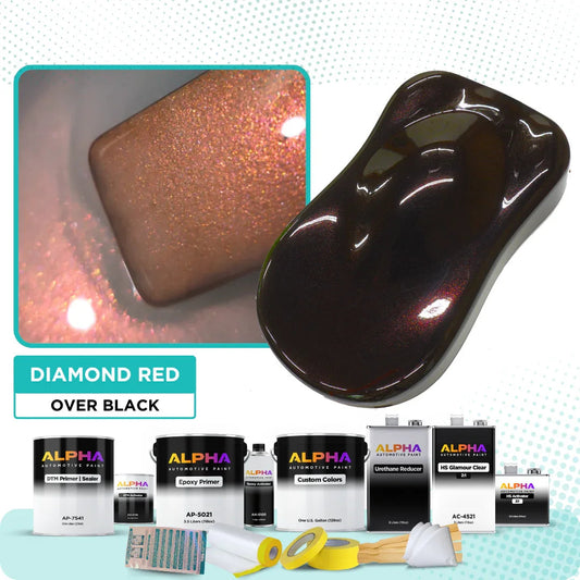 Diamond Red Vehicle Paint Kit