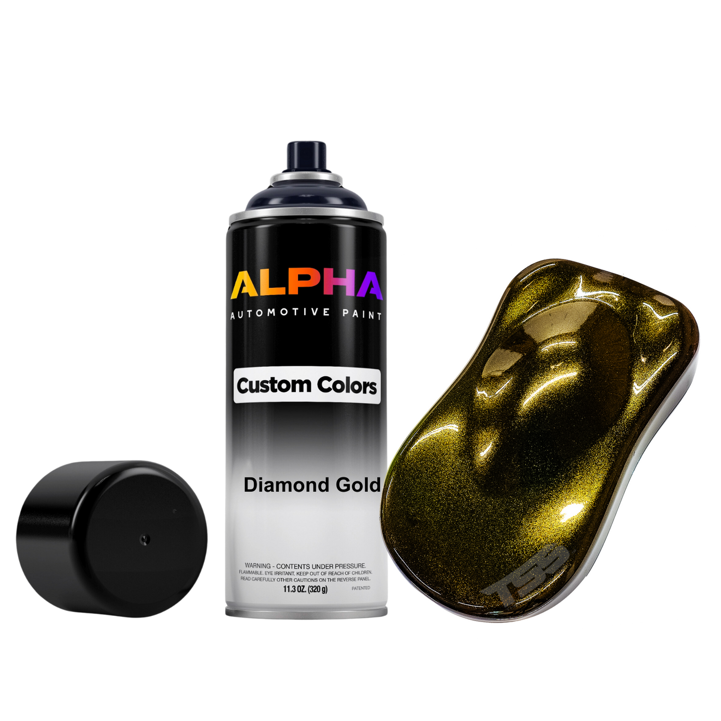 Diamond Gold Spray Can Midcoat