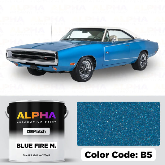 Dodge Blue Fire Metallic B5 | OEMatch Basecoat