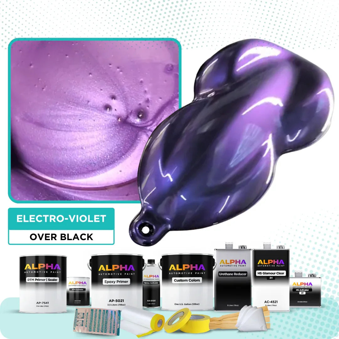 Electro-Violet Vehicle Paint Kit