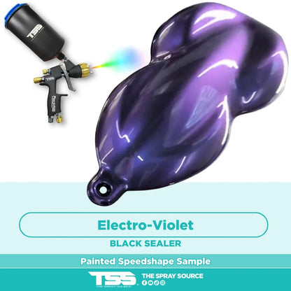 Electro-Violet Painted Sample (Black Ground Coat)