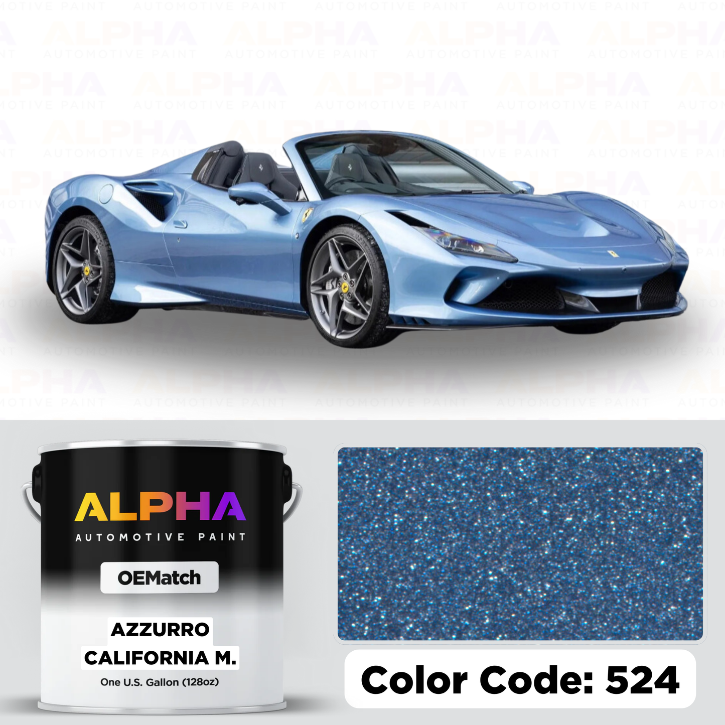 Ferrari Azzurro California 524 | OEMatch Basecoat