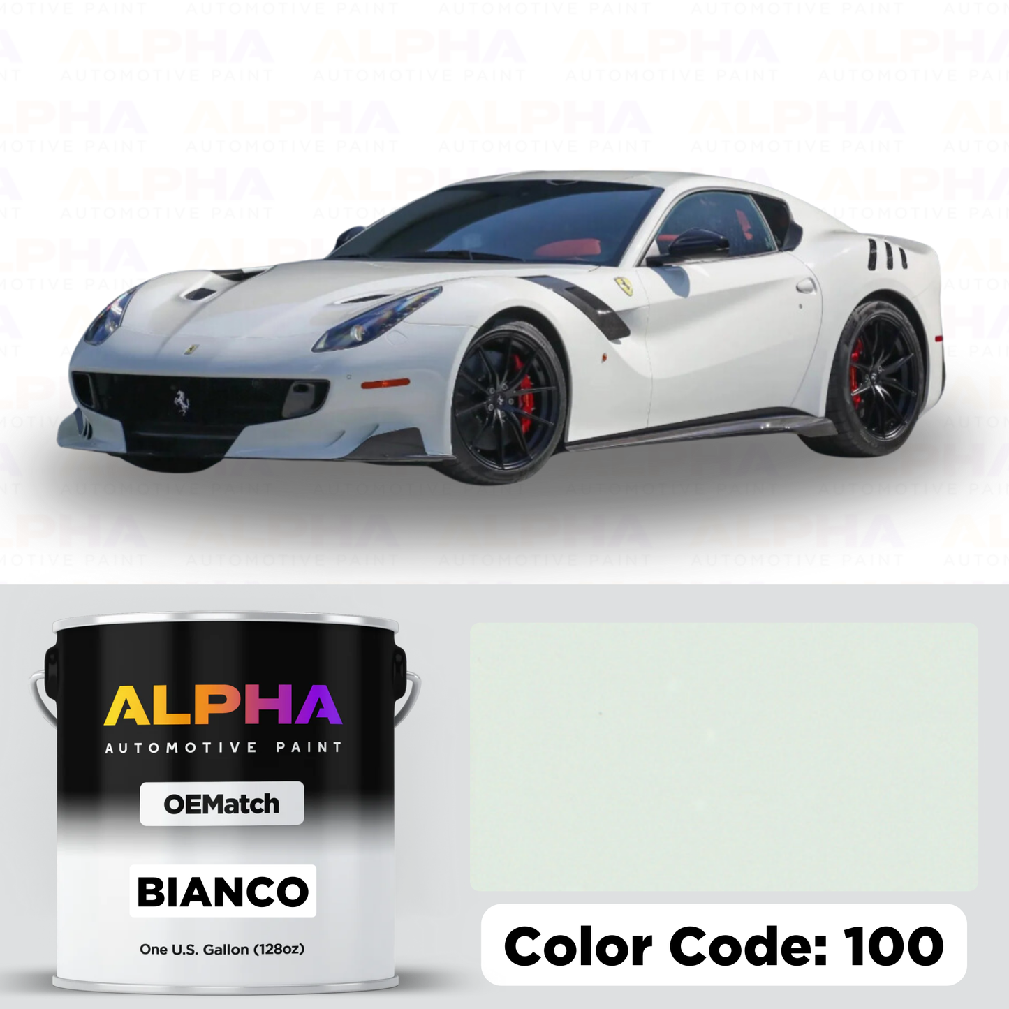 Ferrari Bianco Avus 100 | OEMatch Basecoat