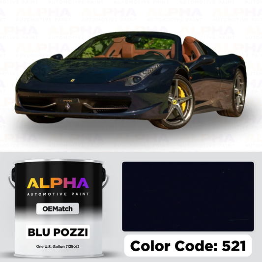 Ferrari Blu Pozzi 521 | OEMatch Basecoat