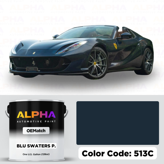 Ferrari Blu Swaters 513C | OEMatch Basecoat