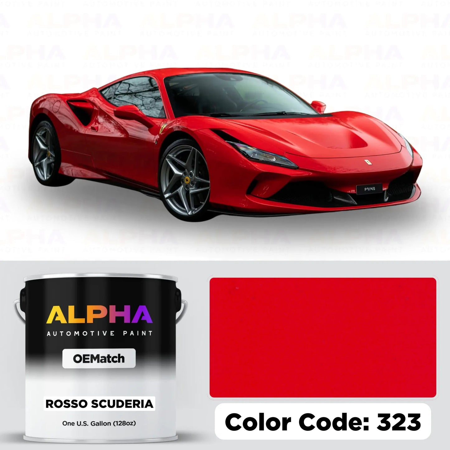 Ferrari Rosso Scuderia 323 | OEMatch Basecoat