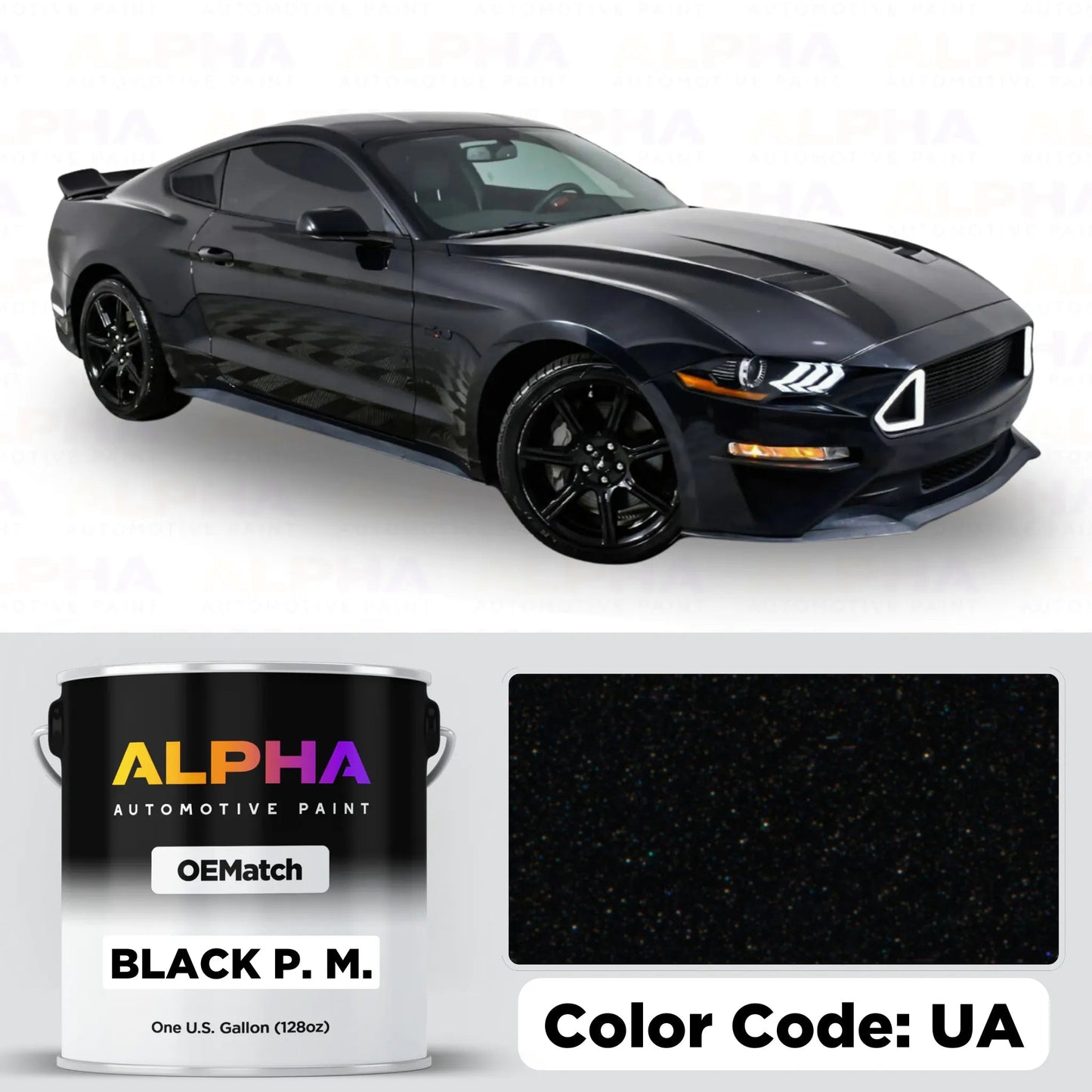 Ford Black Velvet UA | OEMatch Basecoat