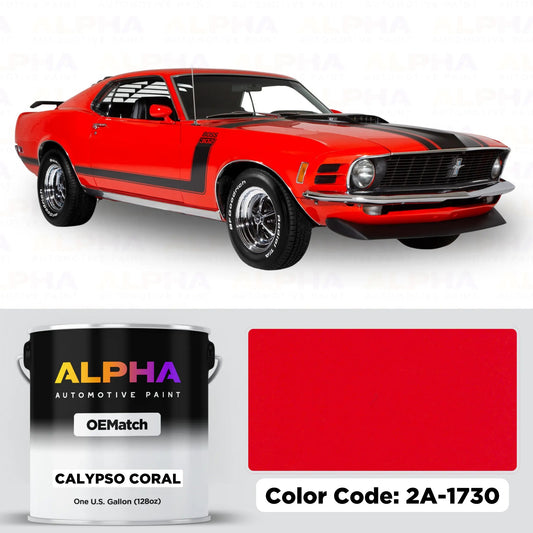 Ford Calypso Coral 2A-1730 | OEMatch Basecoat