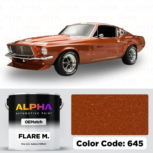 Ford Flare Metallic 645 | OEMatch Basecoat