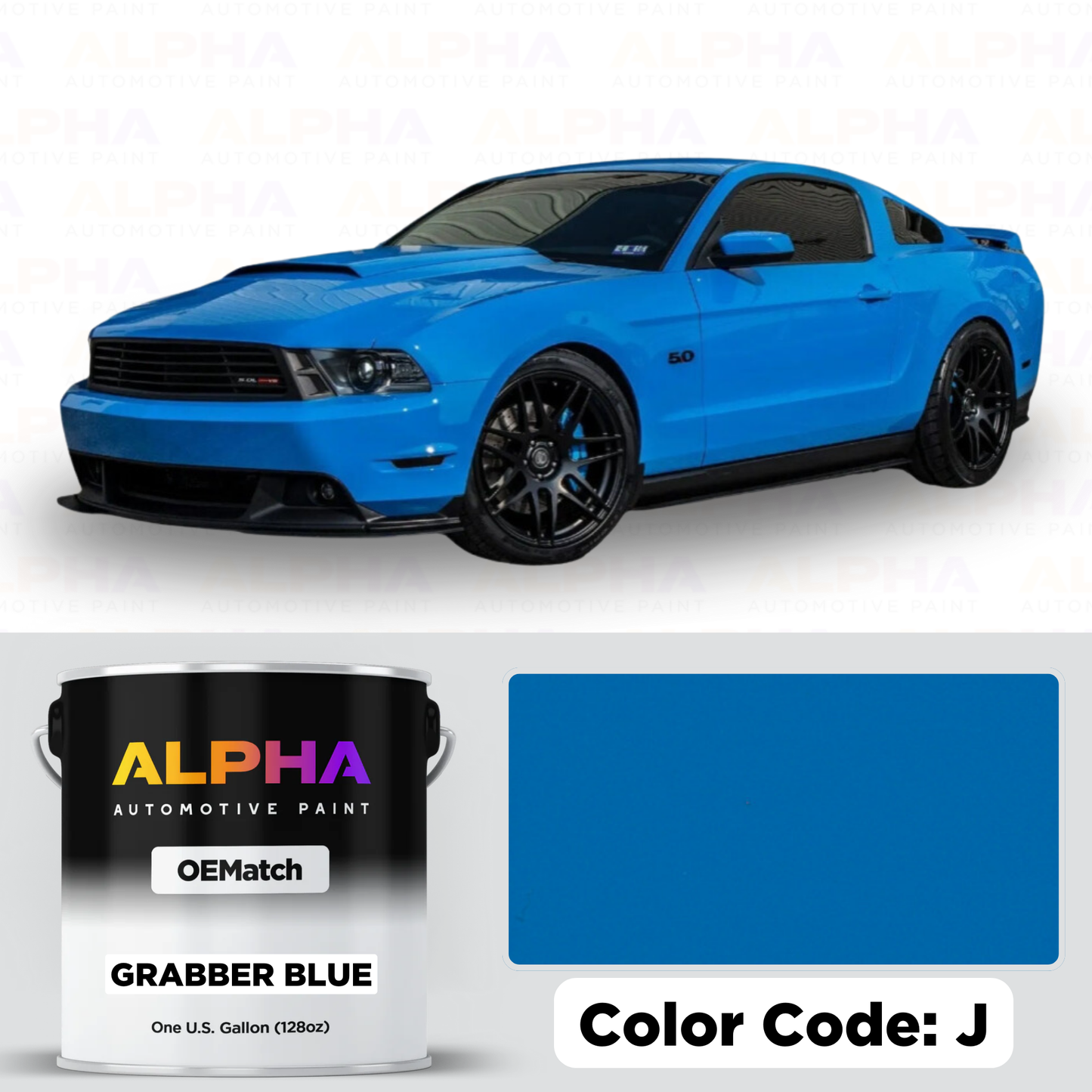 Ford Grabber Blue J | OEMatch Basecoat