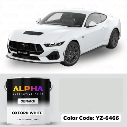 Ford Oxford White YZ-6466 | OEMatch Basecoat