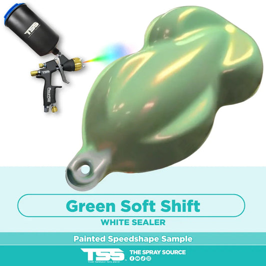 Green Soft Shift Painted Sample (White Ground Coat)