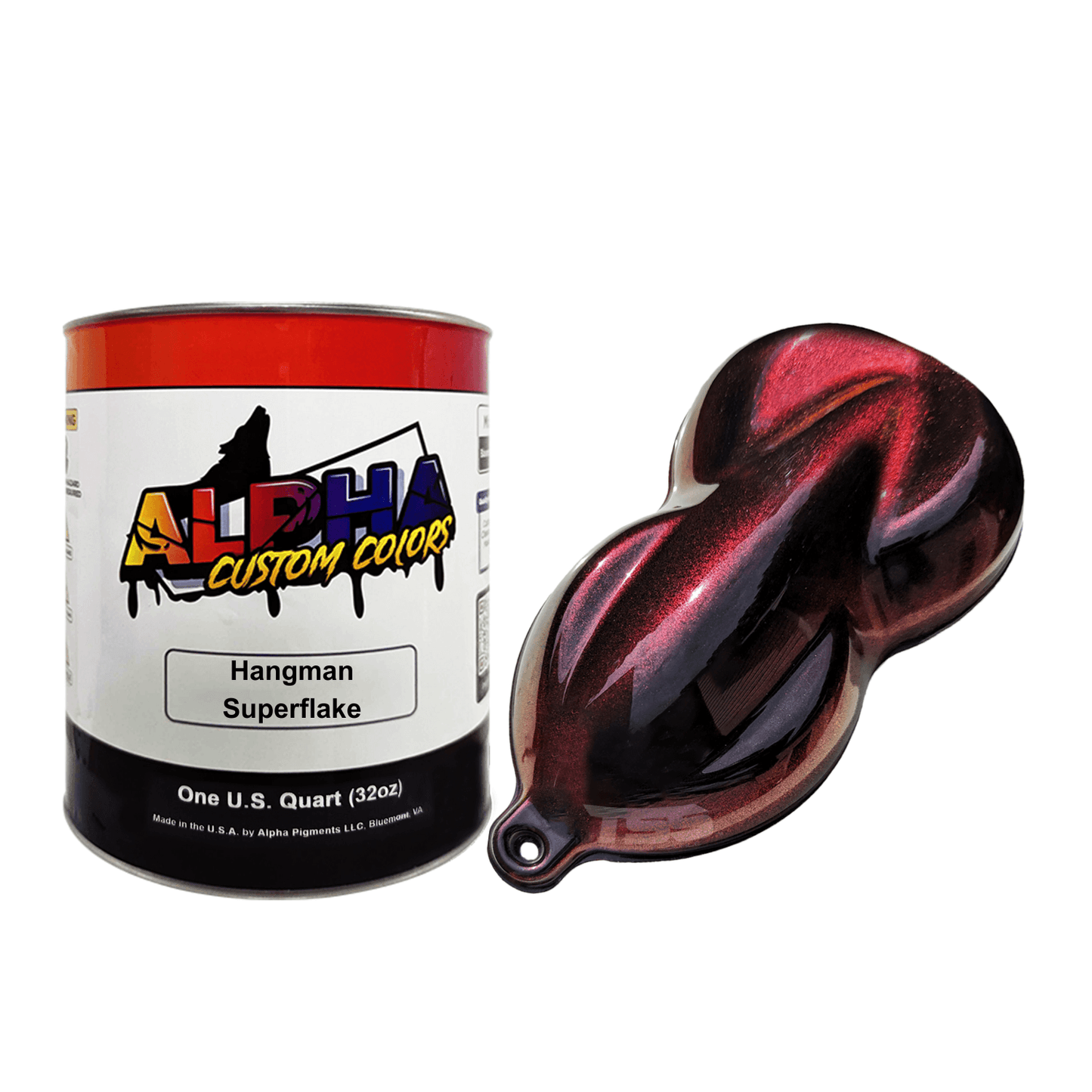 Hangman Superflake Paint Basecoat Midcoat - The Spray Source - Alpha Pigments