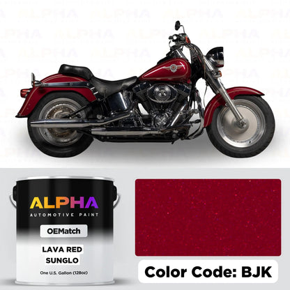 Harley-Davidson Lava Red Sunglo BJK | OEMatch Basecoat