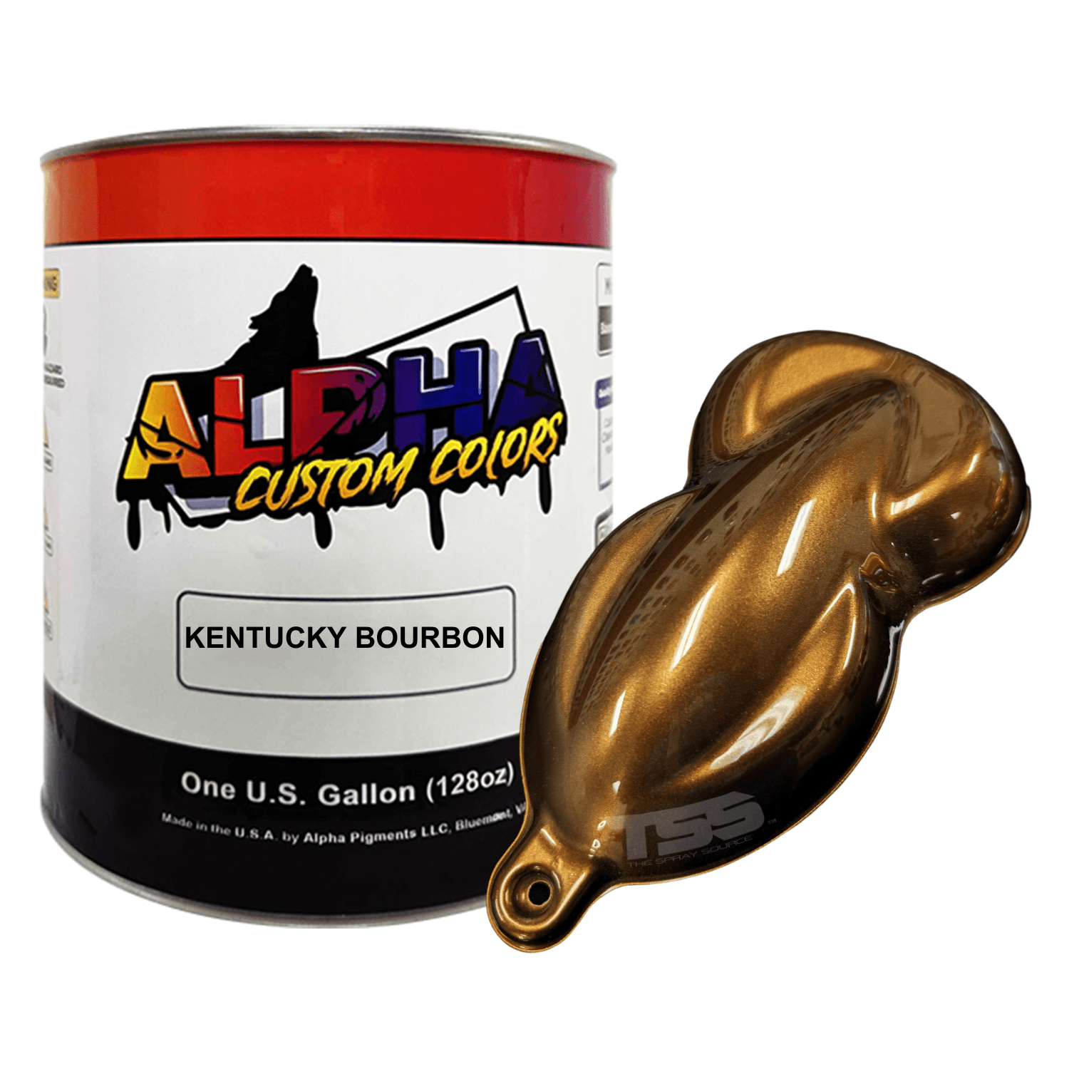 Kentucky Bourbon Paint Basecoat - The Spray Source - Alpha Pigments