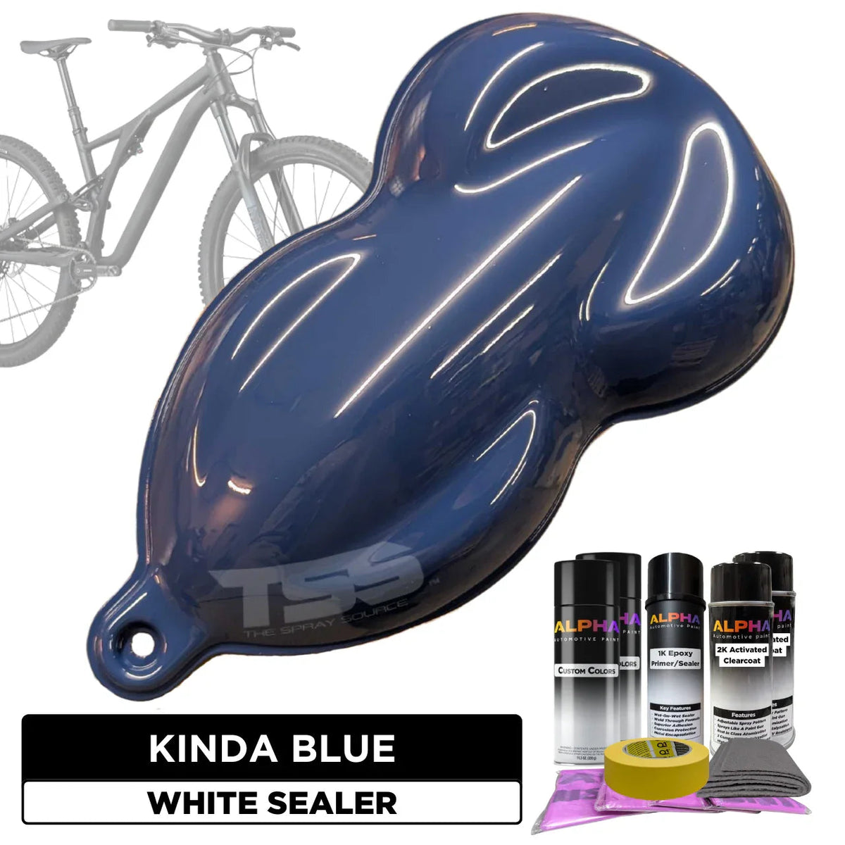 Purple Soft Shift Bike Paint Kit