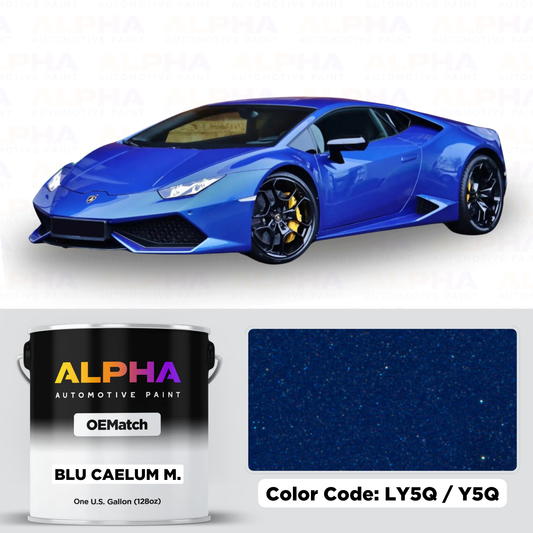 Lamborghini Blu Caelum LY5Q | OEMatch Basecoat