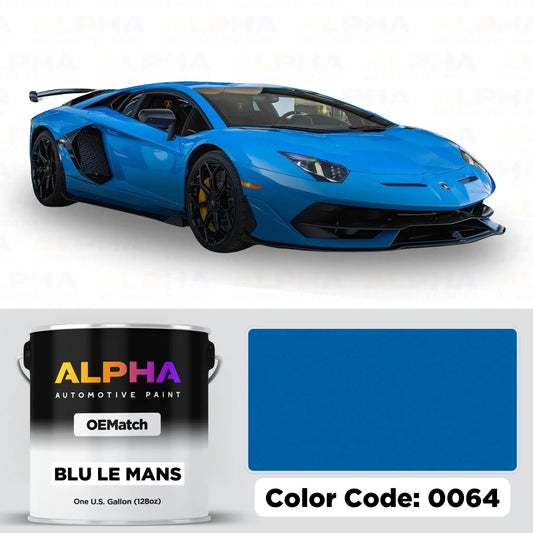 Lamborghini Blu Le Mans 0064 | OEMatch Basecoat