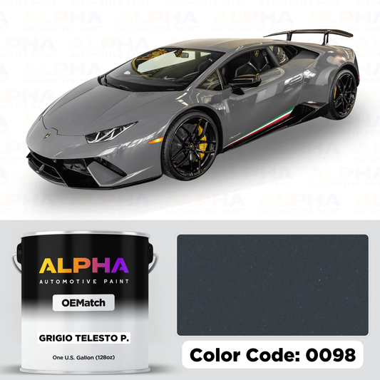 Lamborghini Grigio Telesto 0098 | OEMatch Basecoat