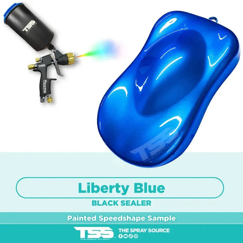 Liberty Blue Painted Sample (Black Ground Coat)