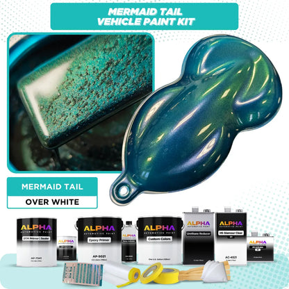 Mermaid Tail Vehicle Paint Kit