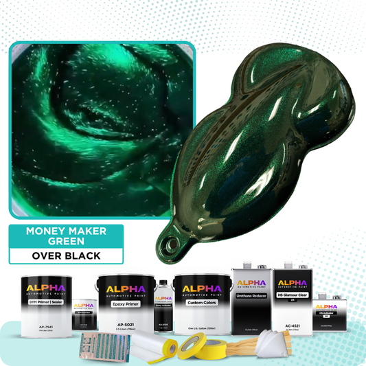 Money Maker Green Vehicle Paint Kit