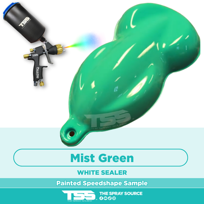 Mist Green Painted Sample (White Ground Coat)