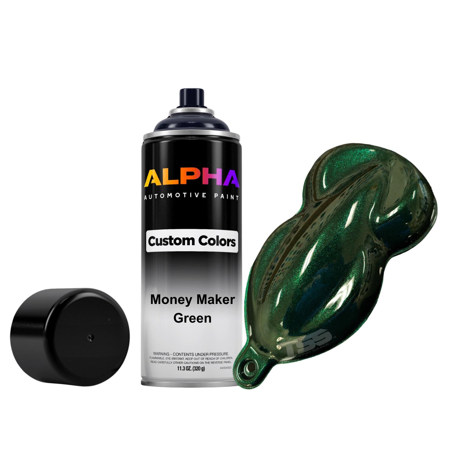 Money Maker Green Spray Can