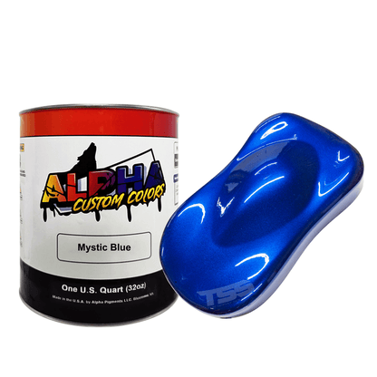 Mystic Blue Paint Basecoat Midcoat - The Spray Source - Alpha Pigments